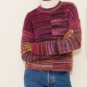 Madewell Multicolor Striped Crew Neck Sweater